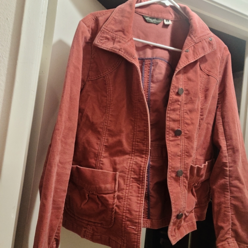 Women's Orange Cordory jacket size M